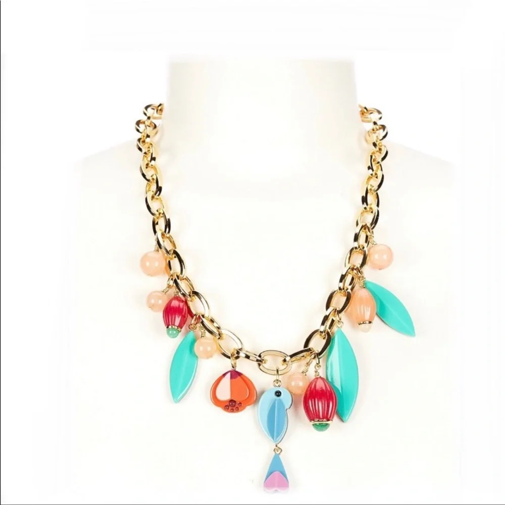 Kate Spade Best Buds Charm Necklace NWT